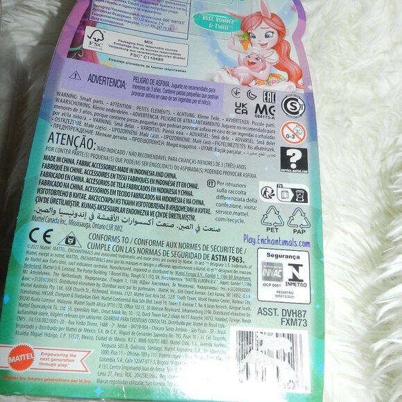 ENCHANTIMALS BREE BUNNY & TWIST BUNNY SEALED 🆕SHIPS FAST😮‍💨⚡🚚 - Picture 11 of 15